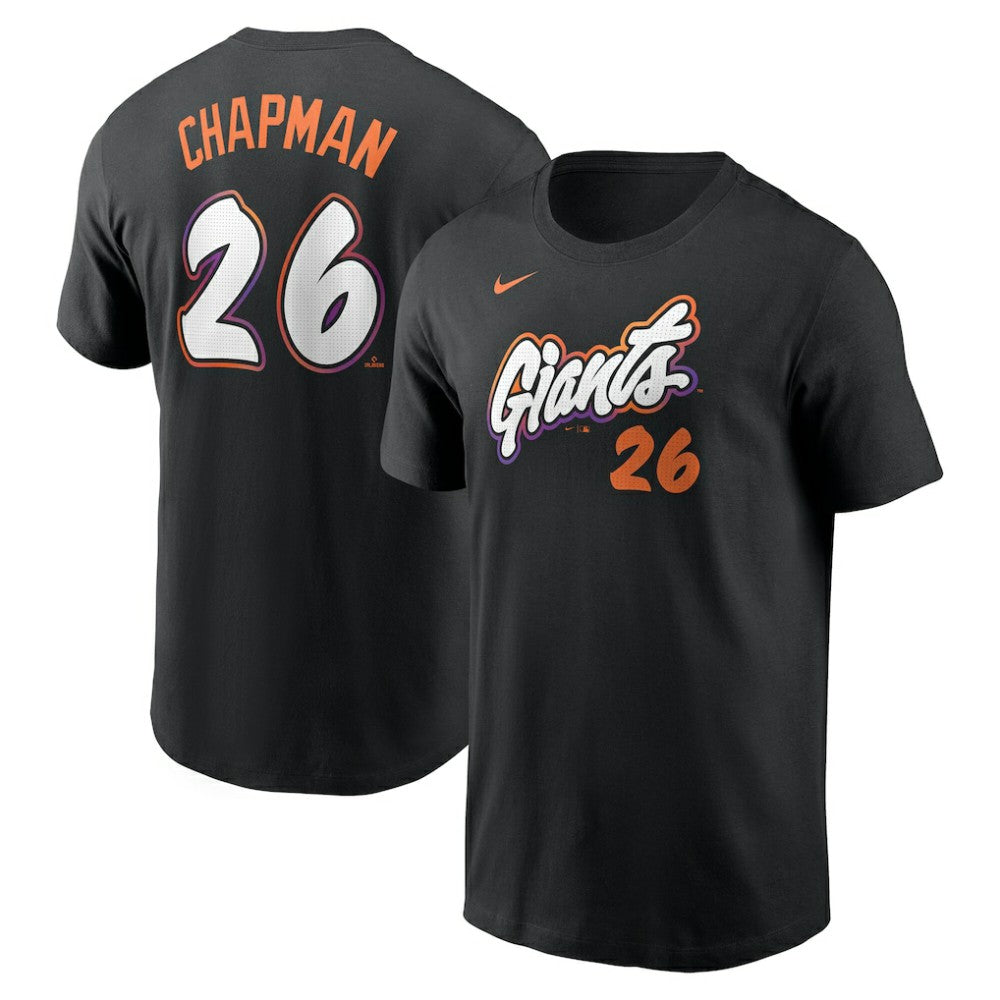 Matt Chapman San Francisco Giants 2025 City Connect Fuse Name & Number T-Shirt Anthracite | Nike