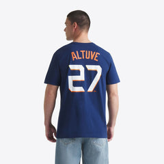 Jose Altuve Houston Astros 2025 City Connect Fuse Name & Number T-Shirt Navy | Nike