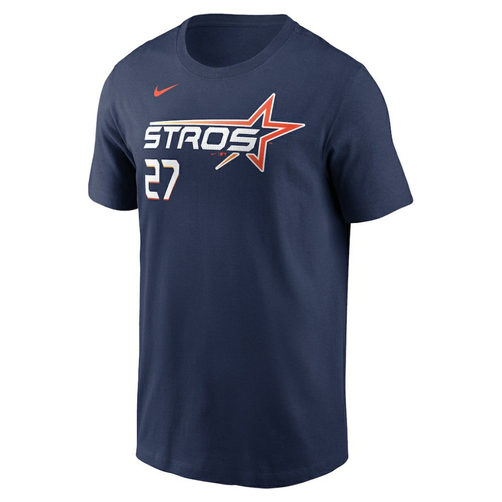 Jose Altuve Houston Astros 2025 City Connect Fuse Name & Number T-Shirt Navy | Nike
