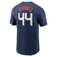 Yordan Alvarez Houston Astros 2025 City Connect Fuse Name & Number T-Shirt Navy | Nike