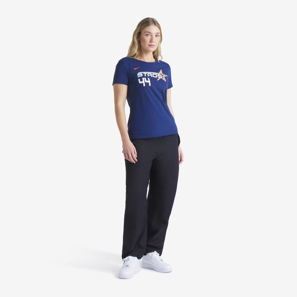 Yordan Alvarez Houston Astros Women's 2025 City Connect Fuse Name & Number T-Shirt Navy | Nike