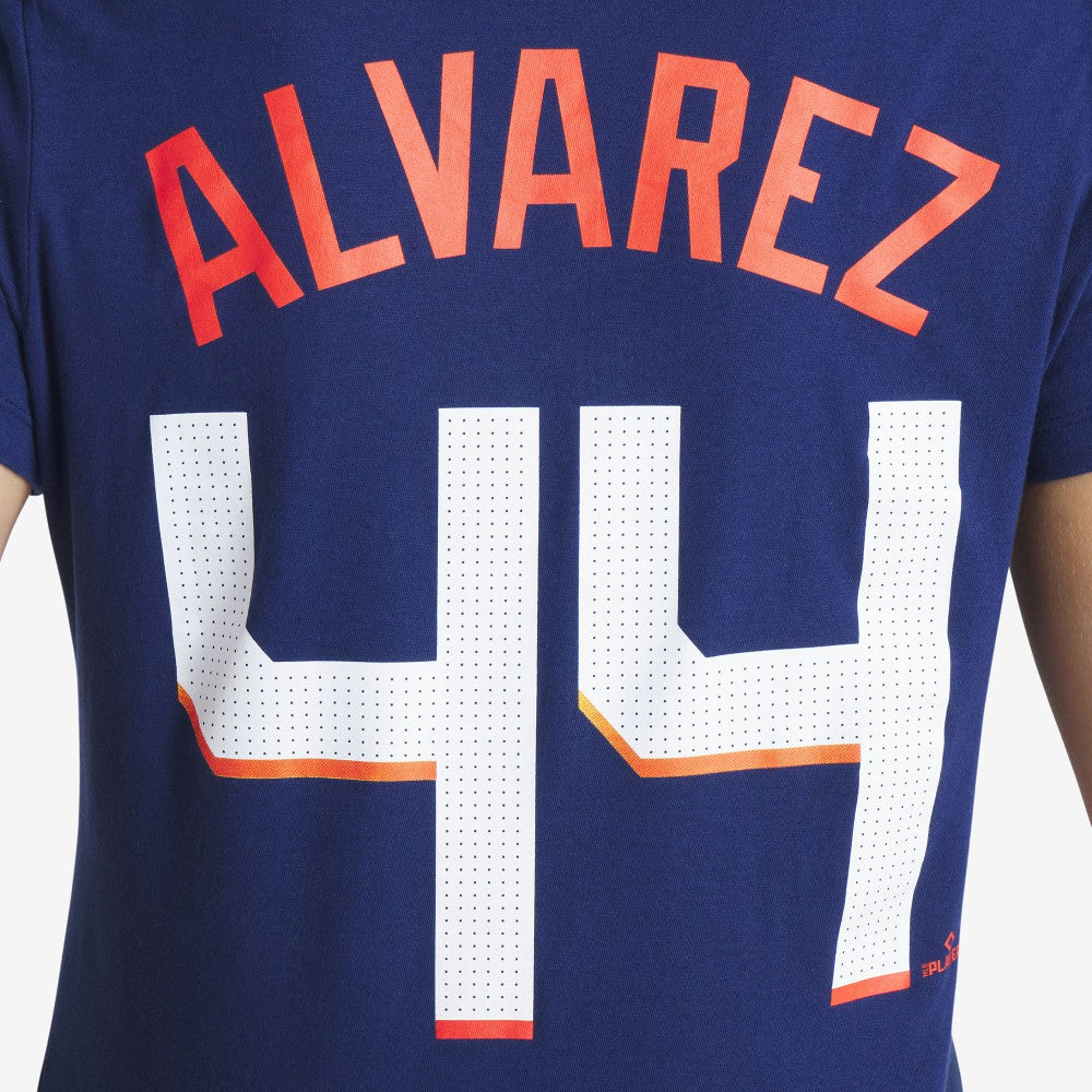 Yordan Alvarez Houston Astros Women's 2025 City Connect Fuse Name & Number T-Shirt Navy | Nike