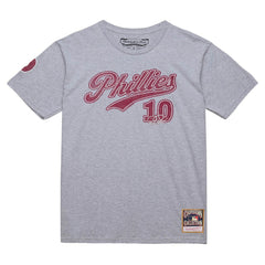 Darren Daulton Philadelphia Phillies Cooperstown Collection Player T-Shirt Heather Gray | Mitchell & Ness