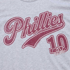 Darren Daulton Philadelphia Phillies Cooperstown Collection Player T-Shirt Heather Gray | Mitchell & Ness