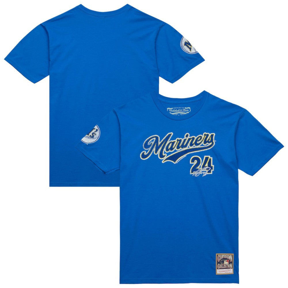 Ken Griffey Jr. Seattle Mariners Cooperstown Collection Player T-Shirt Royal | Mitchell & Ness