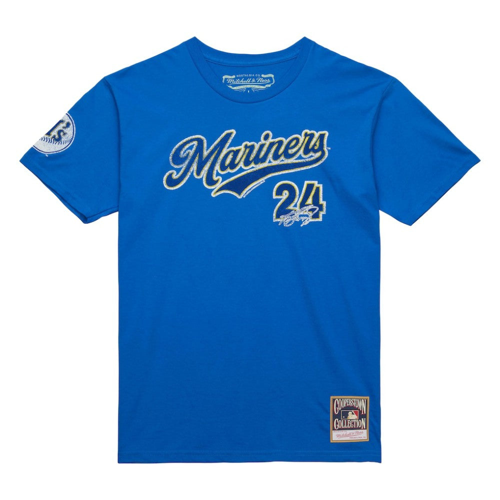 Ken Griffey Jr. Seattle Mariners Cooperstown Collection Player T-Shirt Royal | Mitchell & Ness