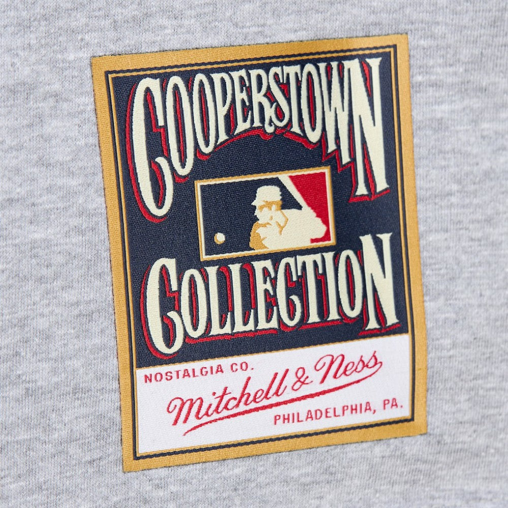 Chipper Jones Atlanta Braves Cooperstown Collection Player T-Shirt Heather Gray | Mitchell & Ness