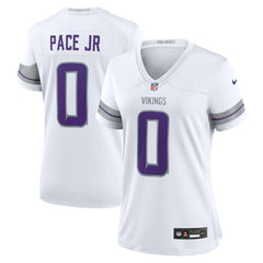 Ivan Pace Jr Minnesota Vikings Women's Alternate Game Jersey - White