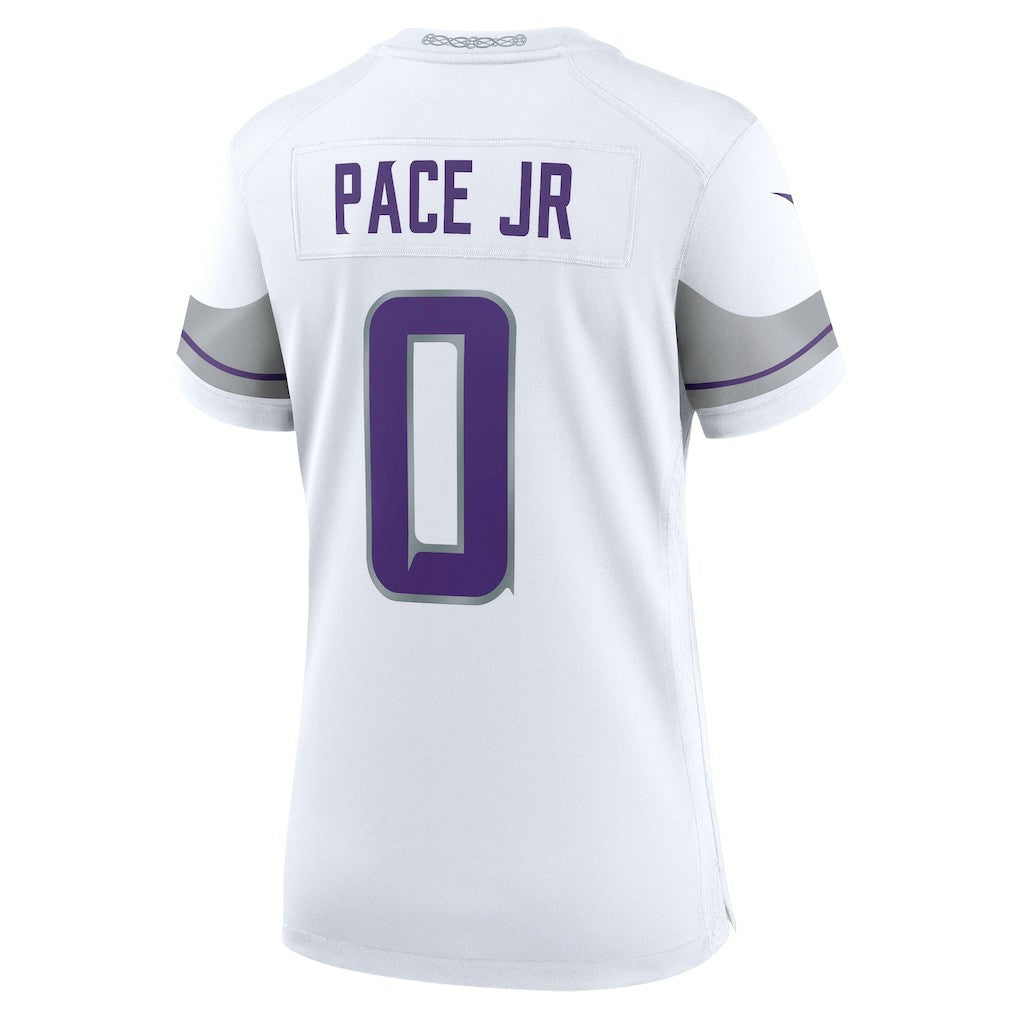 Ivan Pace Jr Minnesota Vikings Women's Alternate Game Jersey - White