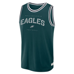 Philadelphia Eagles Elements Future Ground Jersey Tank Top - Midnight Green sale
