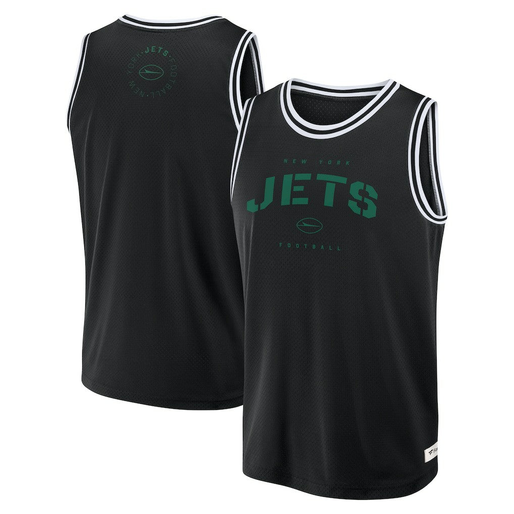 New York Jets Elements Future Ground Jersey Tank Top - Black discount