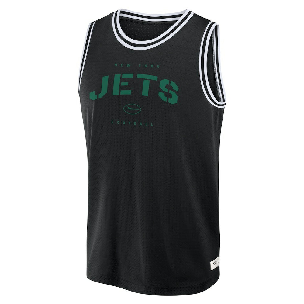New York Jets Elements Future Ground Jersey Tank Top - Black discount