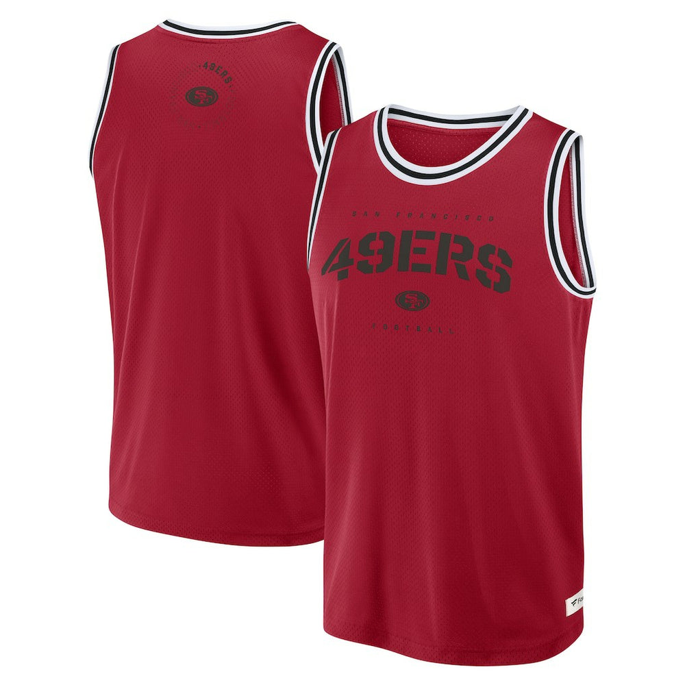 San Francisco 49ers Elements Future Ground Jersey Tank Top - Scarlet cheap
