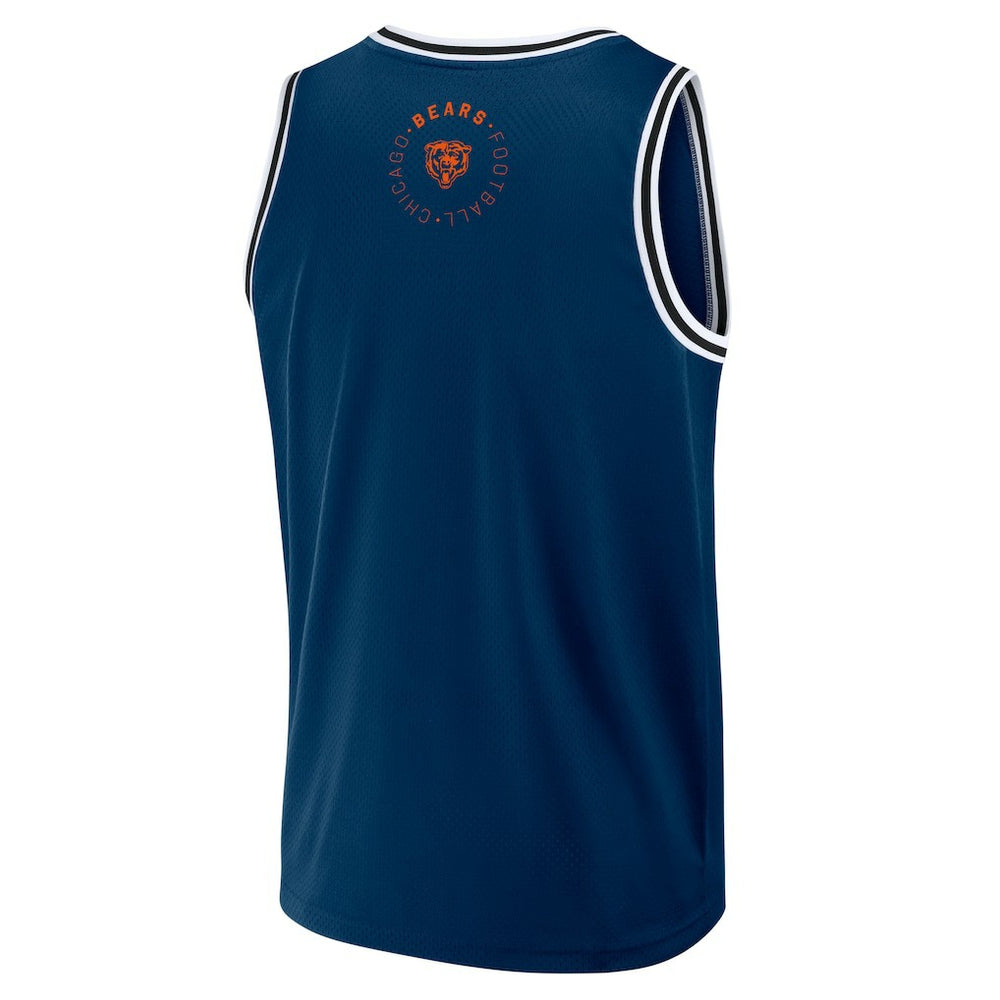 Chicago Bears Elements Future Ground Jersey Tank Top - Navy outlet