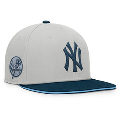 New York Yankees Knuckleball Snapback Hat Gray