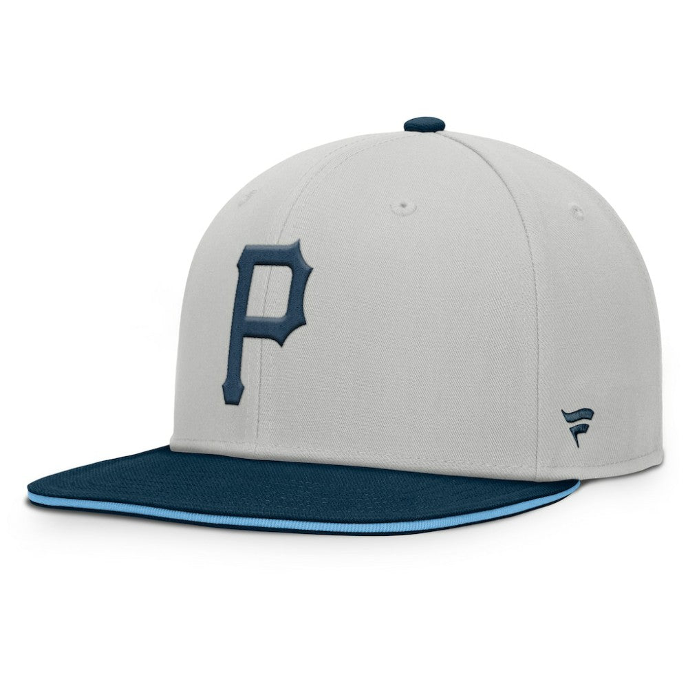 Pittsburgh Pirates Knuckleball Snapback Hat Gray