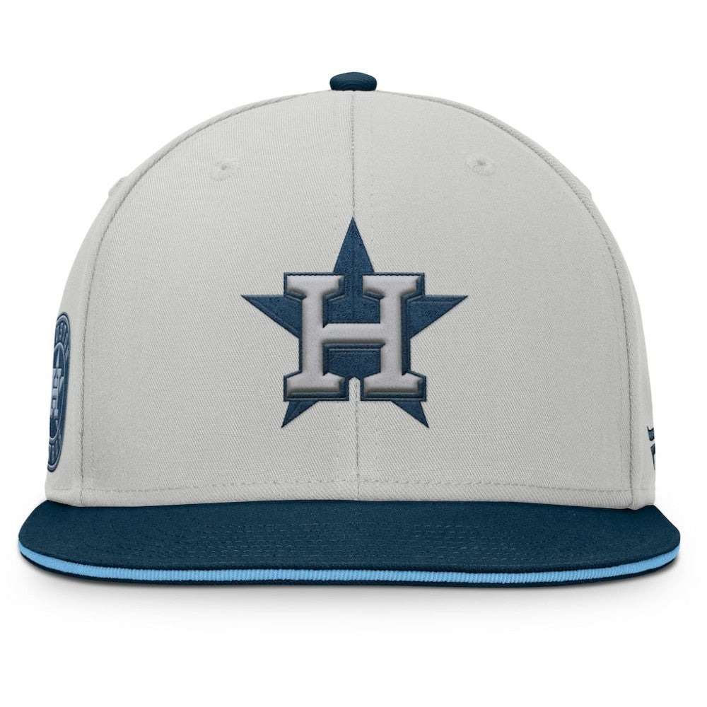 Houston Astros Knuckleball Snapback Hat Gray