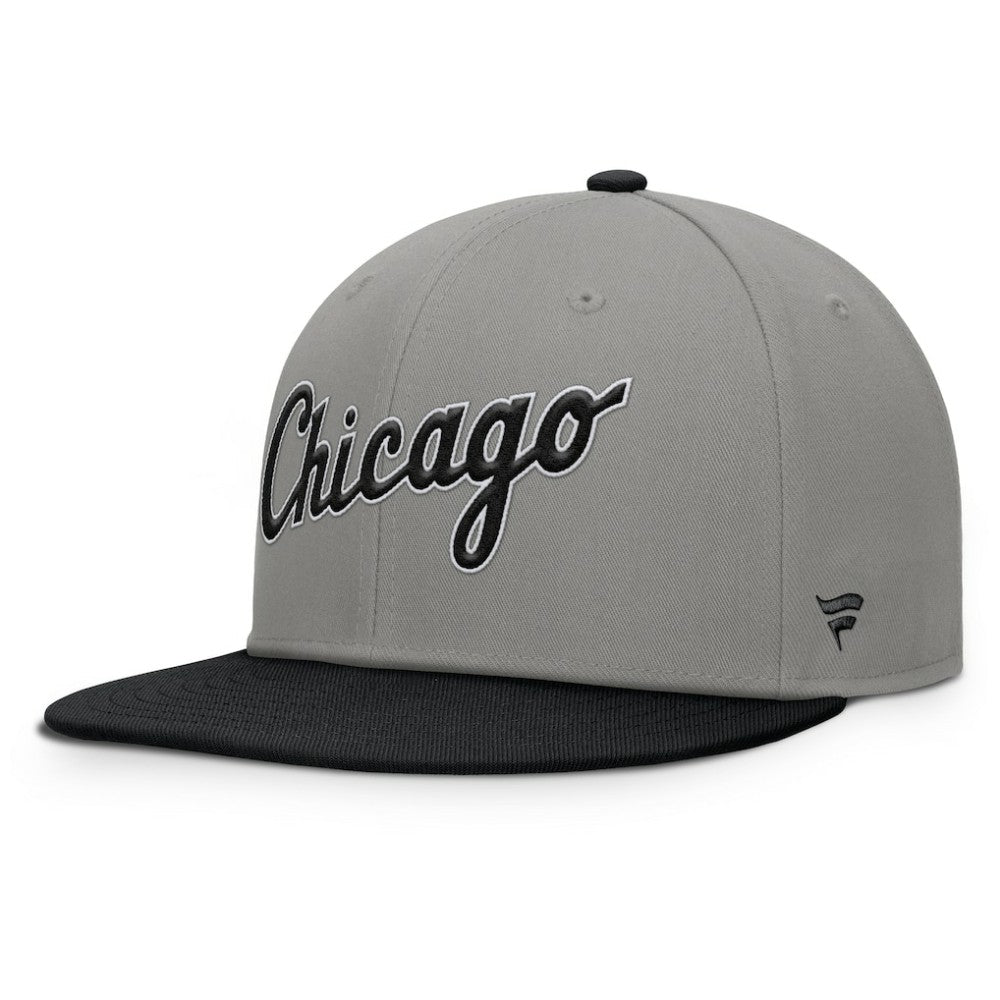 Chicago White Sox Clubhouse Dugout Fitted Hat Gray/Black