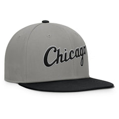 Chicago White Sox Clubhouse Dugout Fitted Hat Gray/Black