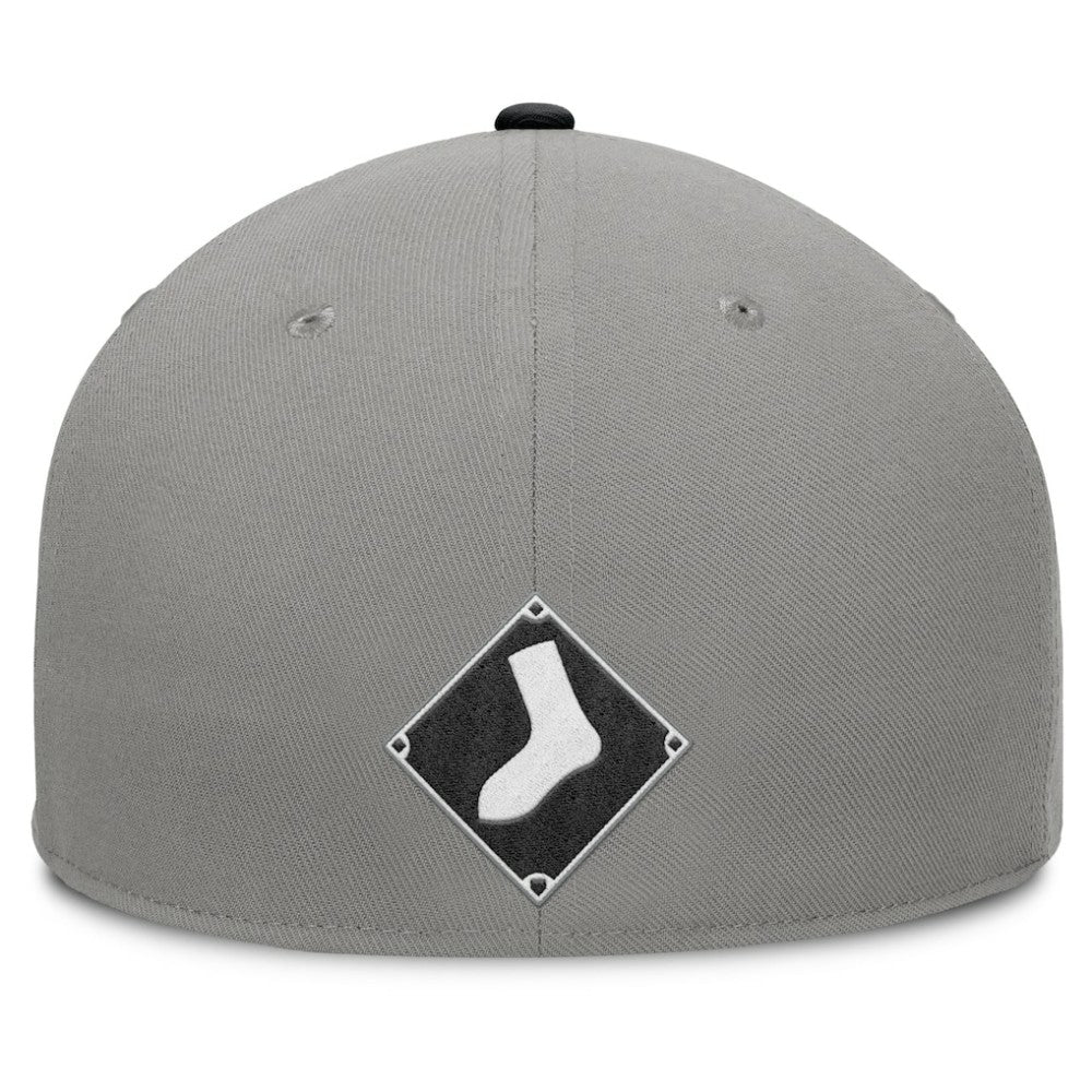 Chicago White Sox Clubhouse Dugout Fitted Hat Gray/Black