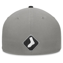 Chicago White Sox Clubhouse Dugout Fitted Hat Gray/Black