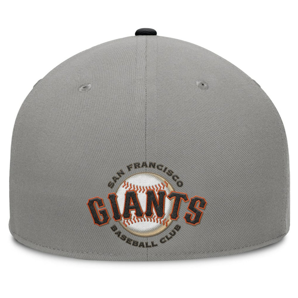 San Francisco Giants Clubhouse Dugout Fitted Hat Gray/Black
