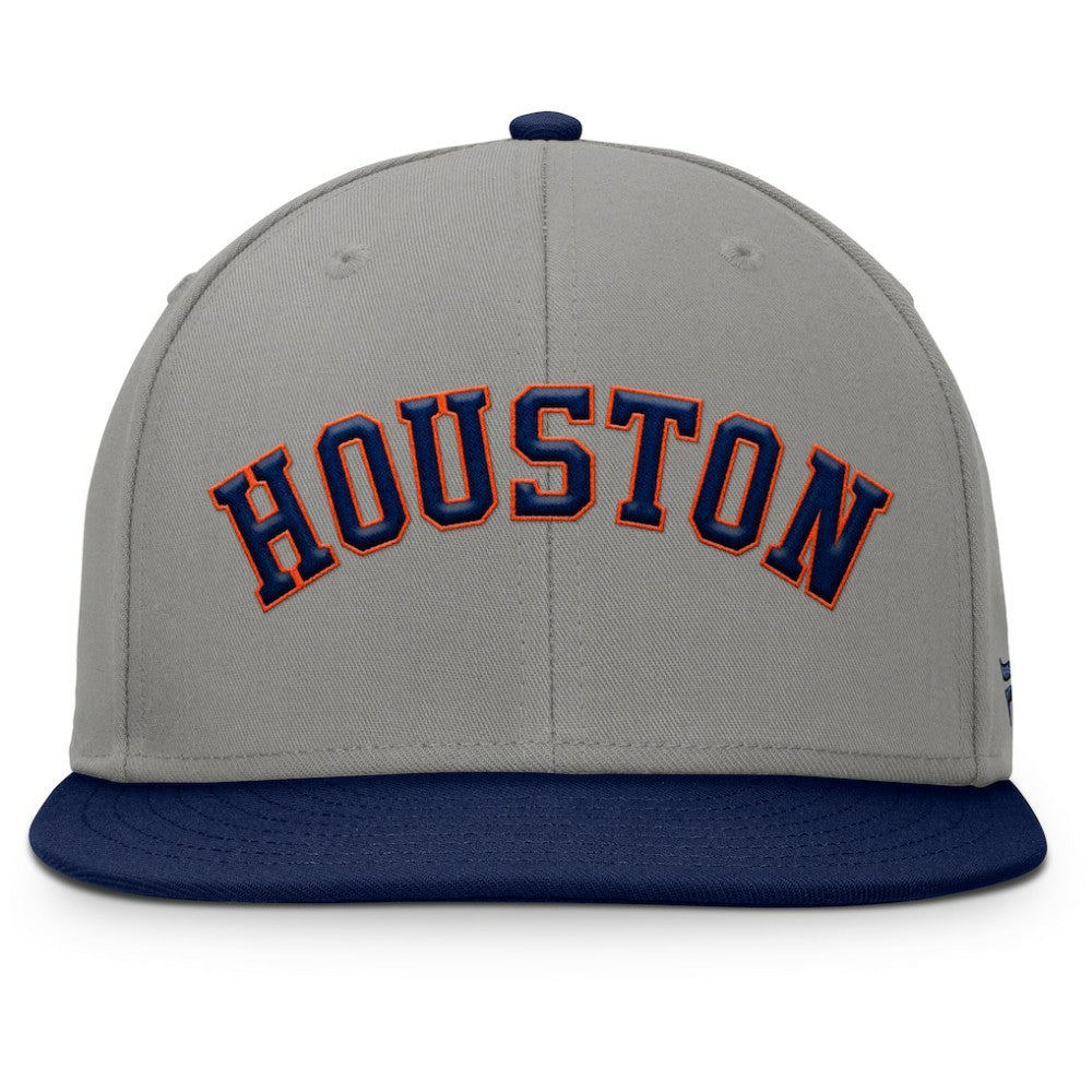 Houston Astros Clubhouse Dugout Fitted Hat Gray/Navy