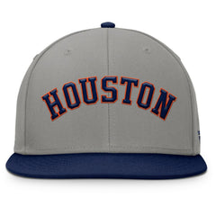 Houston Astros Clubhouse Dugout Fitted Hat Gray/Navy