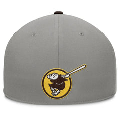 San Diego Padres Clubhouse Dugout Fitted Hat Gray/Brown