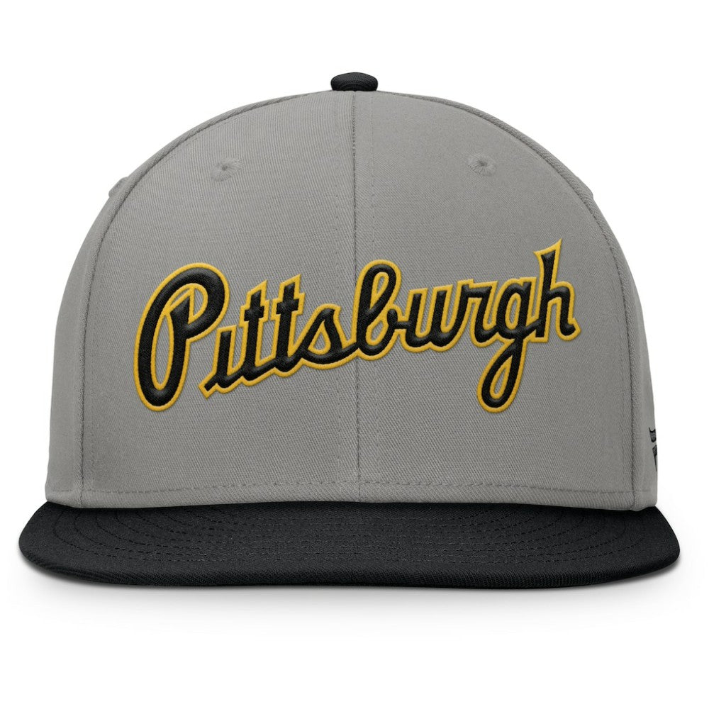 Pittsburgh Pirates Clubhouse Dugout Fitted Hat Gray/Black