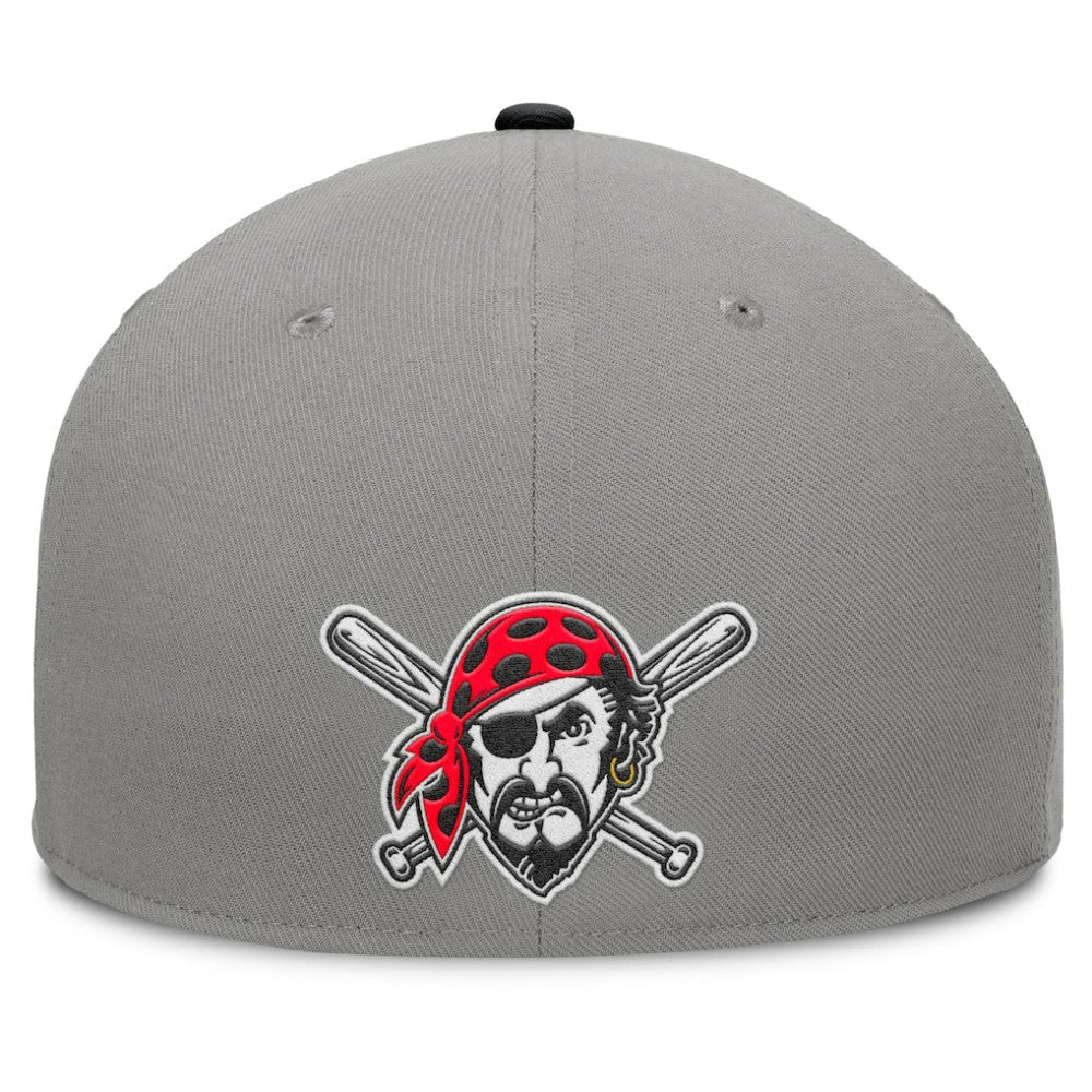Pittsburgh Pirates Clubhouse Dugout Fitted Hat Gray/Black