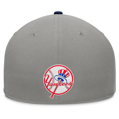 New York Yankees Clubhouse Dugout Fitted Hat Gray/Navy