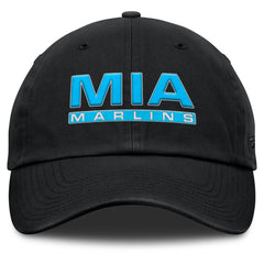 Miami Marlins Women's Fly Out Adjustable Hat Black