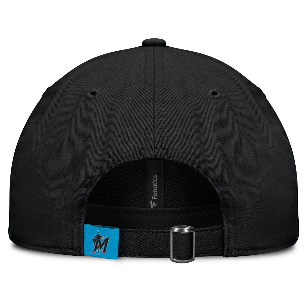 Miami Marlins Women's Fly Out Adjustable Hat Black