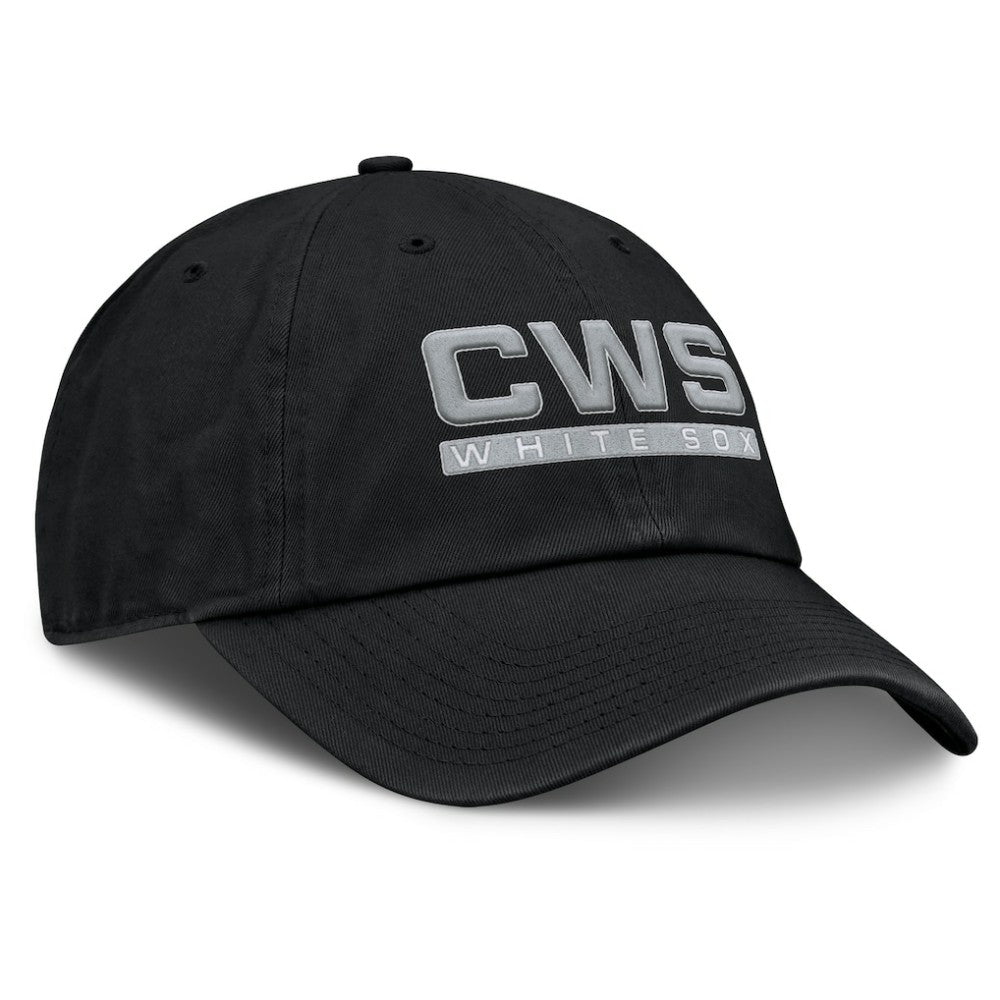 Chicago White Sox Women's Fly Out Adjustable Hat Black