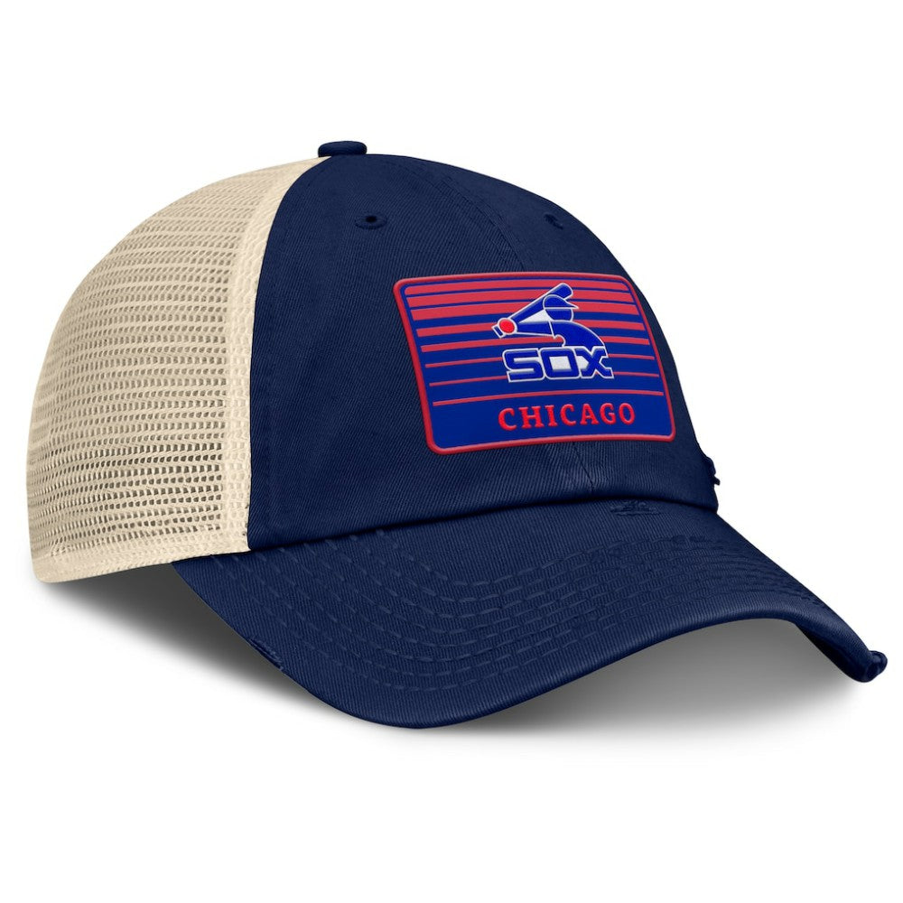 Chicago White Sox Cooperstown Collection Eastbound Mesh Adjustable Hat Navy/Natural
