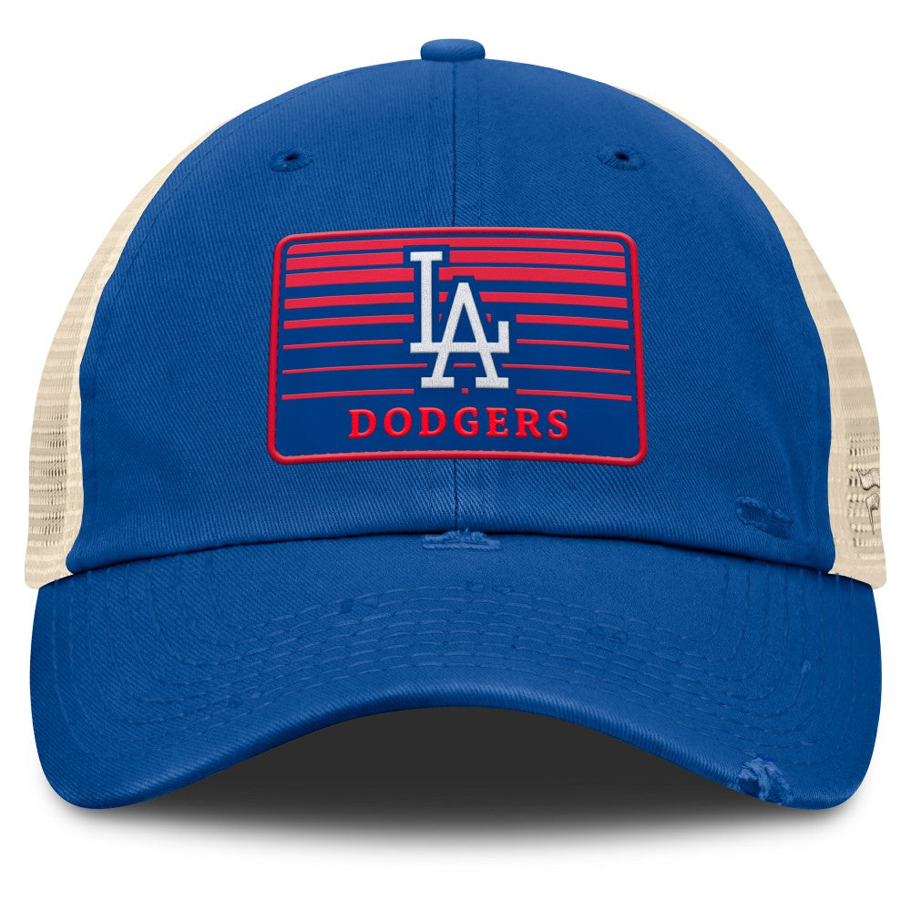 Los Angeles Dodgers Cooperstown Collection Eastbound Mesh Adjustable Hat Royal/Natural