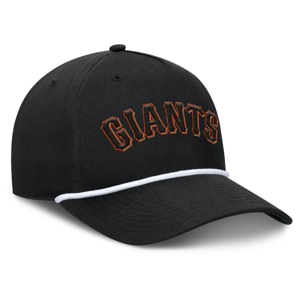 San Francisco Giants Clubhouse Foul Ball A-Frame Adjustable Hat Black