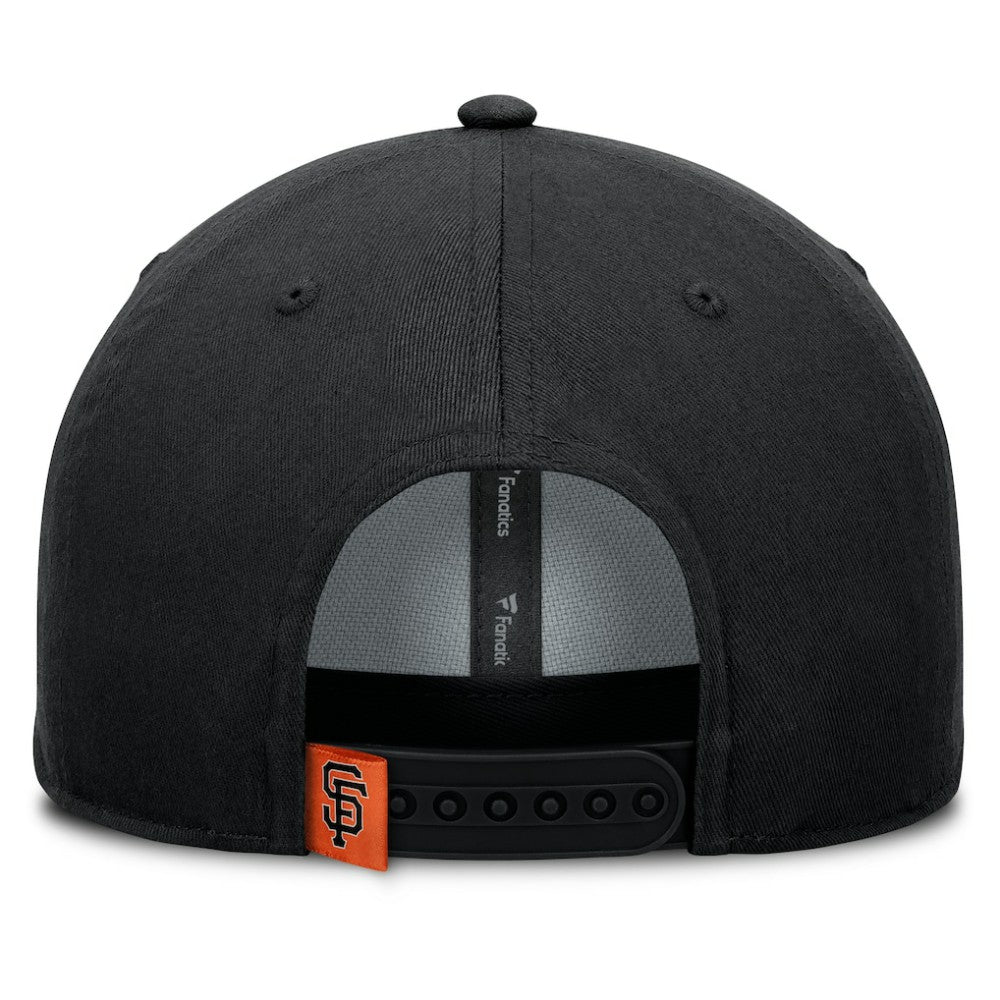 San Francisco Giants Clubhouse Foul Ball A-Frame Adjustable Hat Black