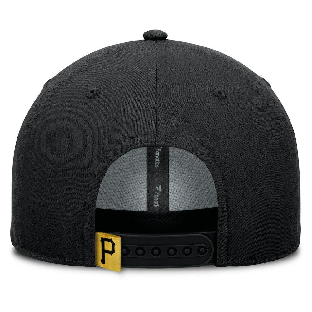 Pittsburgh Pirates Clubhouse Foul Ball A-Frame Adjustable Hat Black