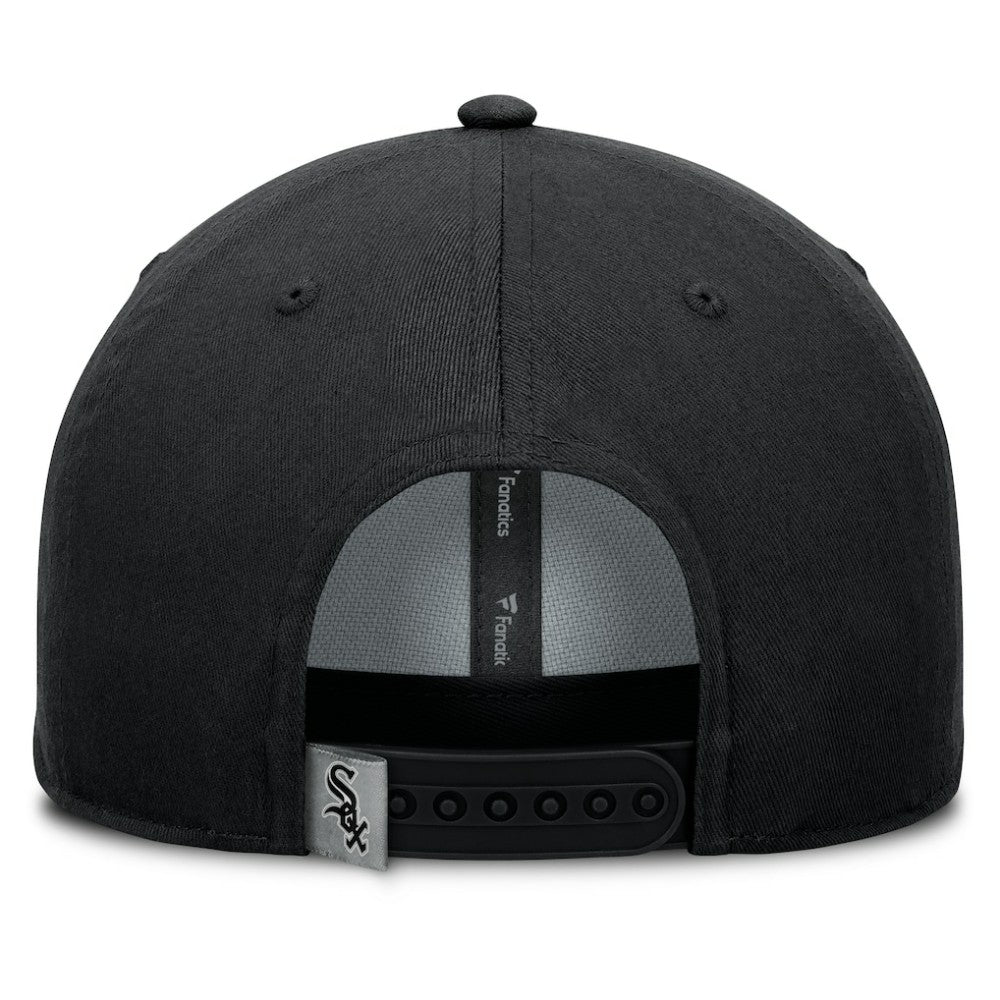 Chicago White Sox Clubhouse Foul Ball A-Frame Adjustable Hat Black