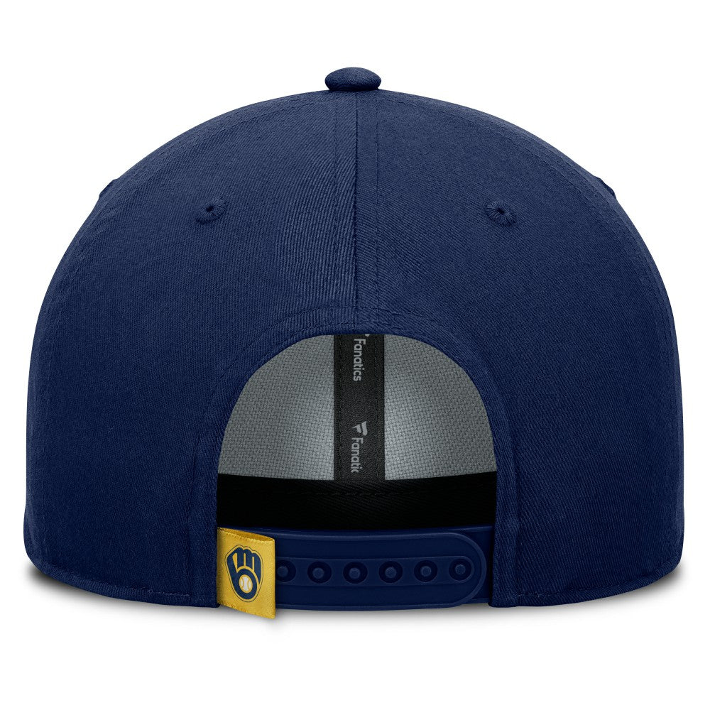 Milwaukee Brewers Clubhouse Foul Ball A-Frame Adjustable Hat Navy