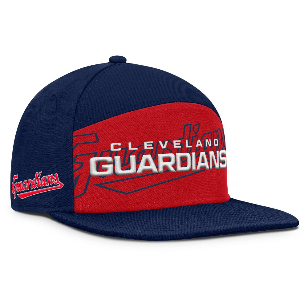 Cleveland Guardians Clubhouse Splitter Snapback Hat Navy/Red