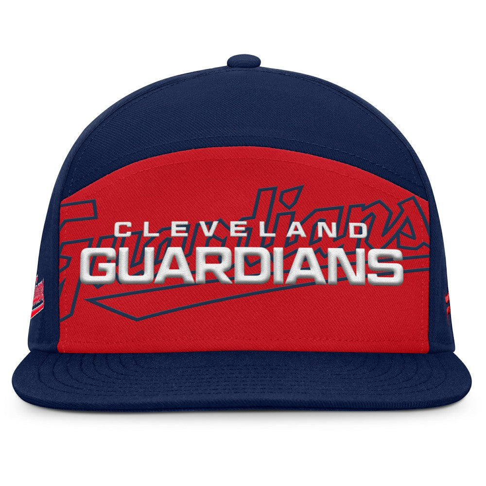 Cleveland Guardians Clubhouse Splitter Snapback Hat Navy/Red