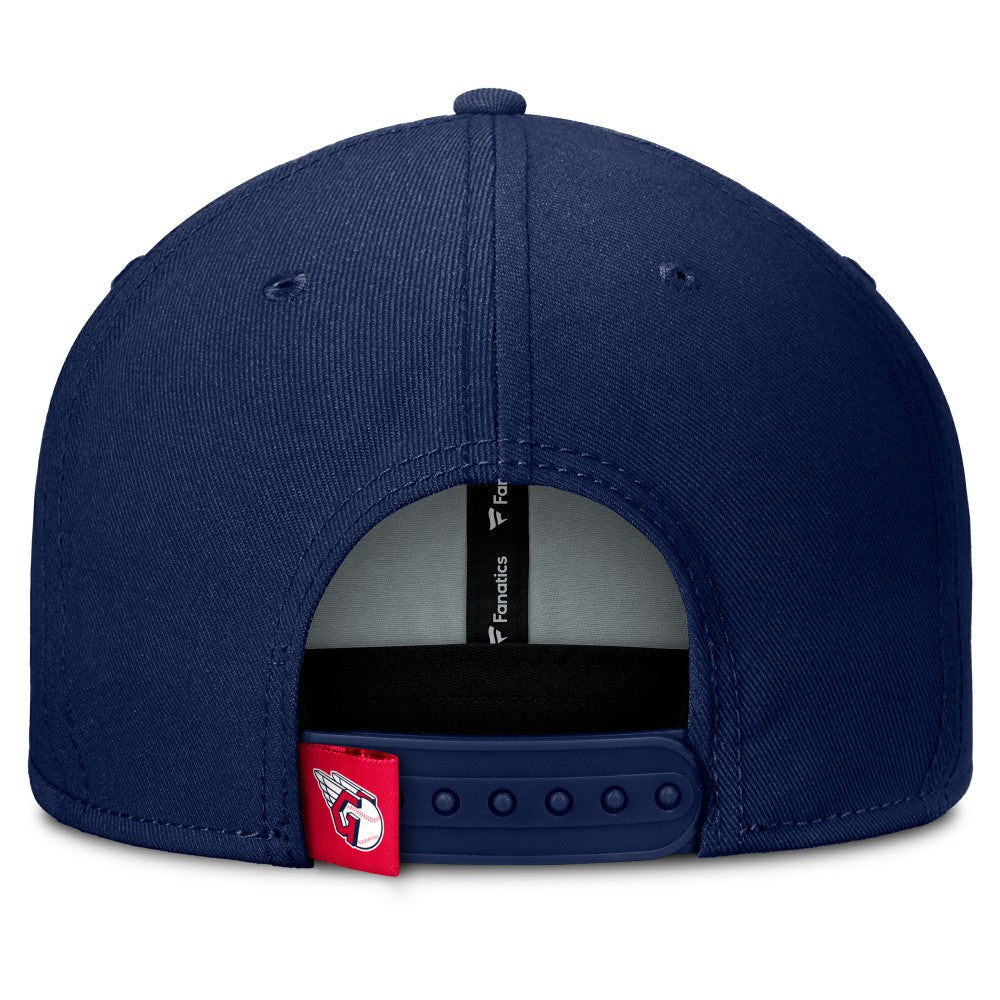 Cleveland Guardians Clubhouse Splitter Snapback Hat Navy/Red