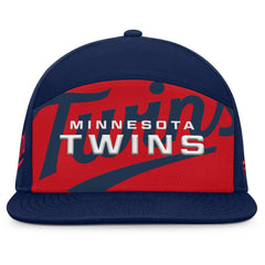 Minnesota Twins Clubhouse Splitter Snapback Hat Navy/Red