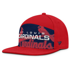 St. Louis Cardinals Clubhouse Splitter Snapback Hat Red/Navy