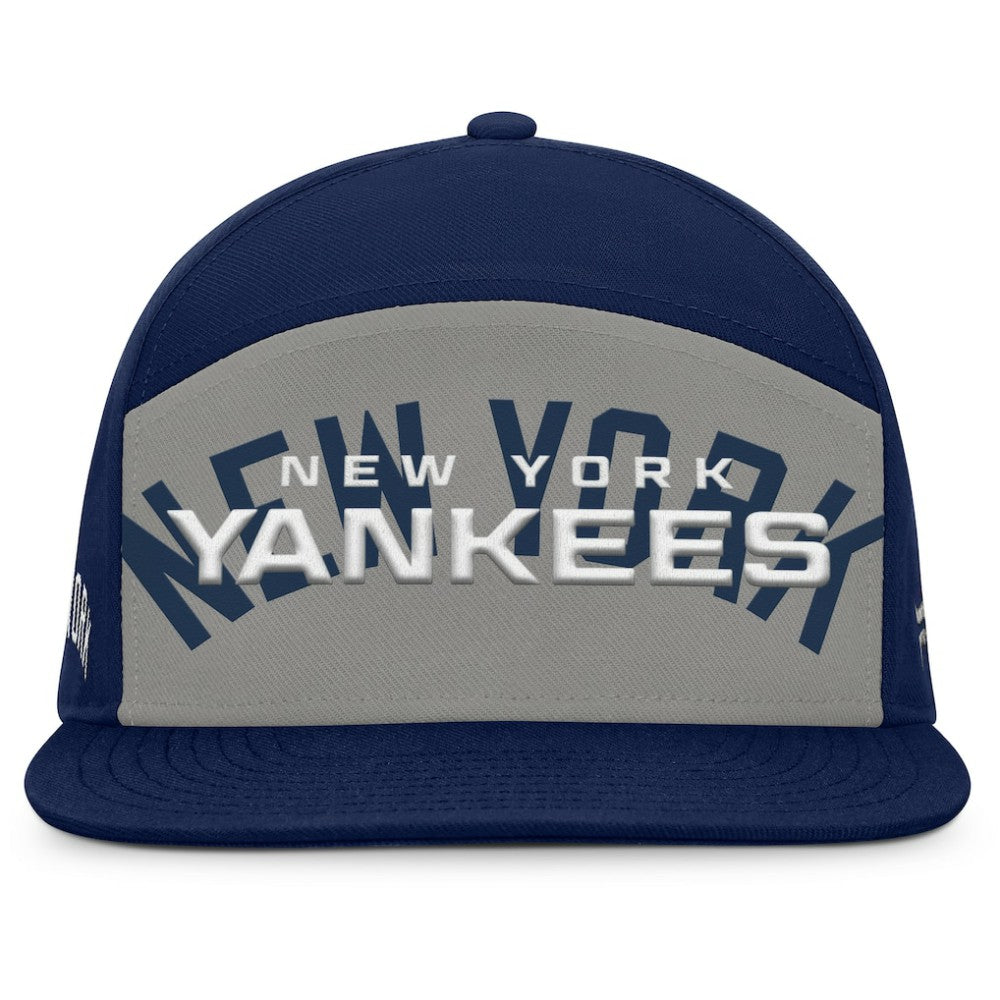 New York Yankees Clubhouse Splitter Snapback Hat Navy/Gray