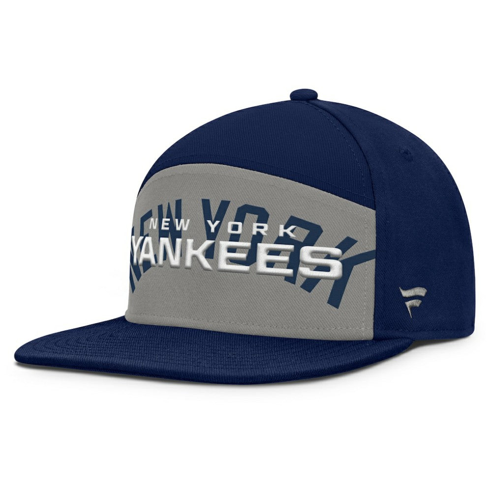 New York Yankees Clubhouse Splitter Snapback Hat Navy/Gray
