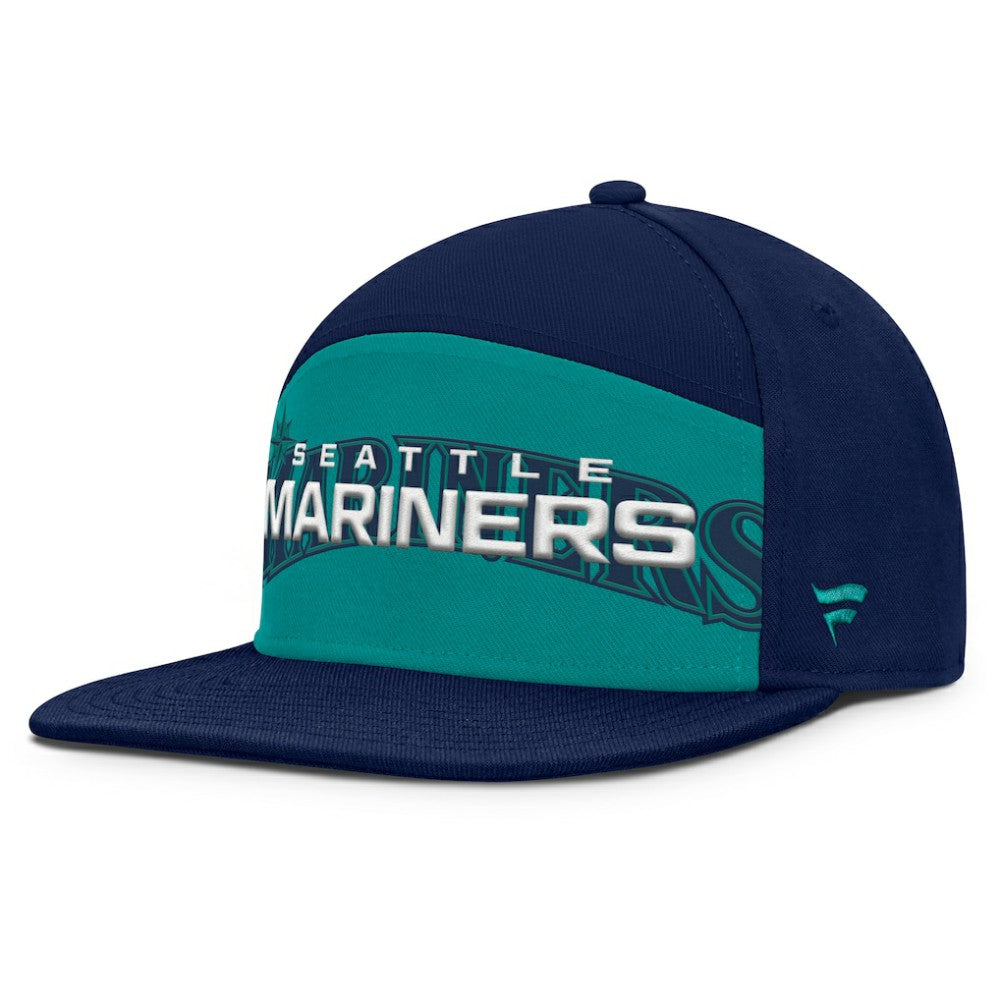 Seattle Mariners Clubhouse Splitter Snapback Hat Navy/Teal
